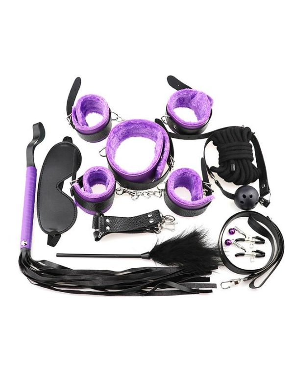 Purple Leather Bondage Adult Sexy Toys Sm Sexy Product