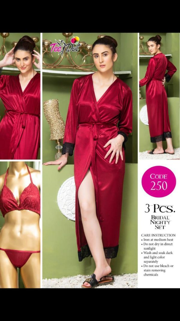 3 Piece Long Bridal Bikni Set